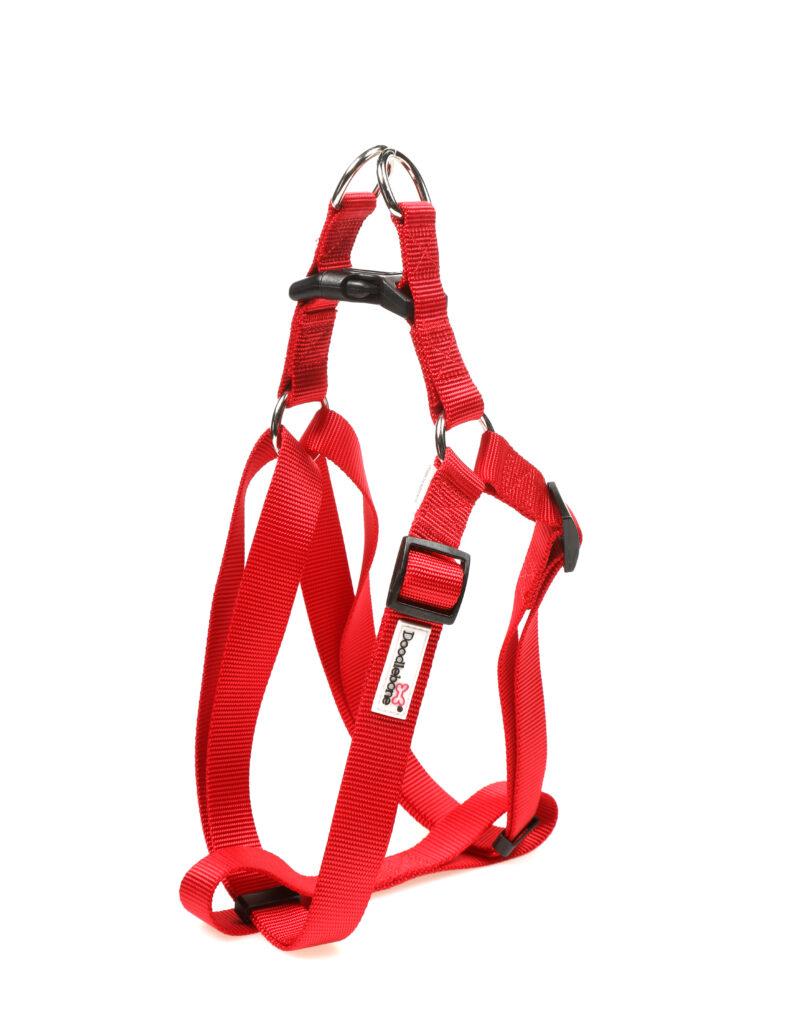 Doodlebone Adjustable Strap Dog Harness - Red - The Lancashire Dog Company